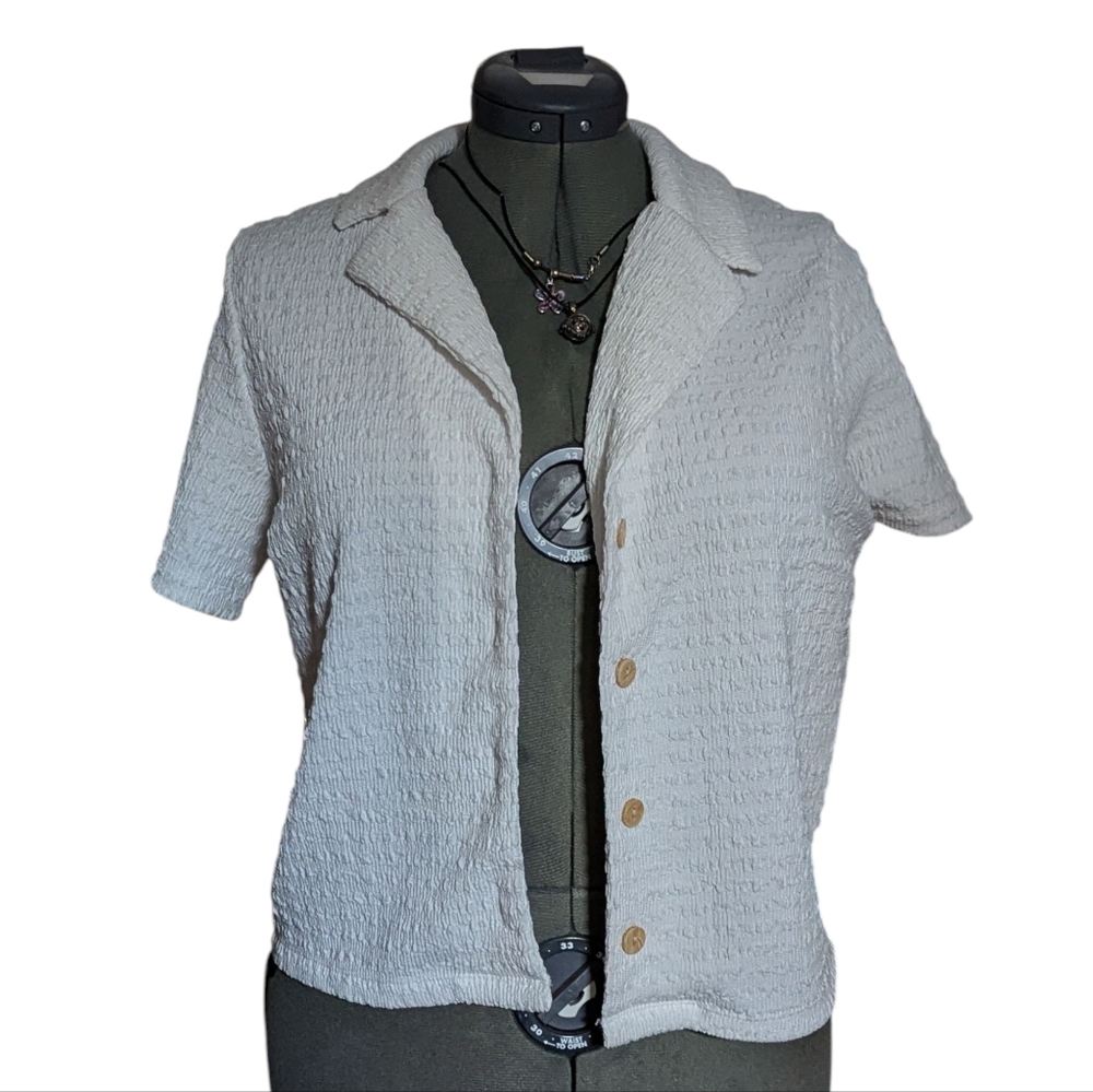 Women's White Button Down Shirt
